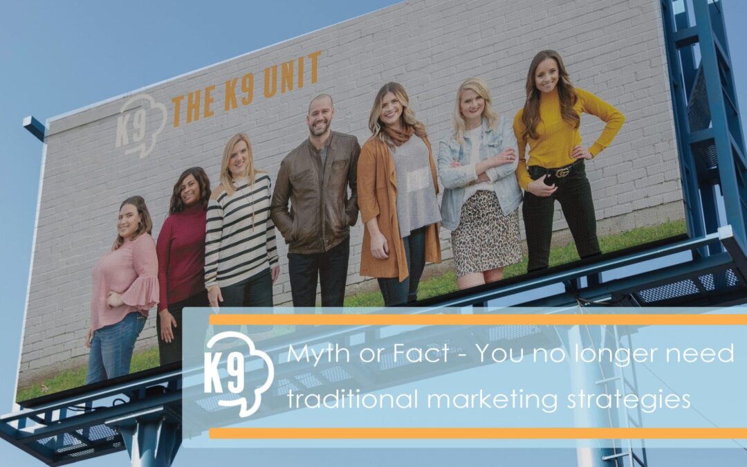 Traditional Media Blog - K9 Team on a billboard.